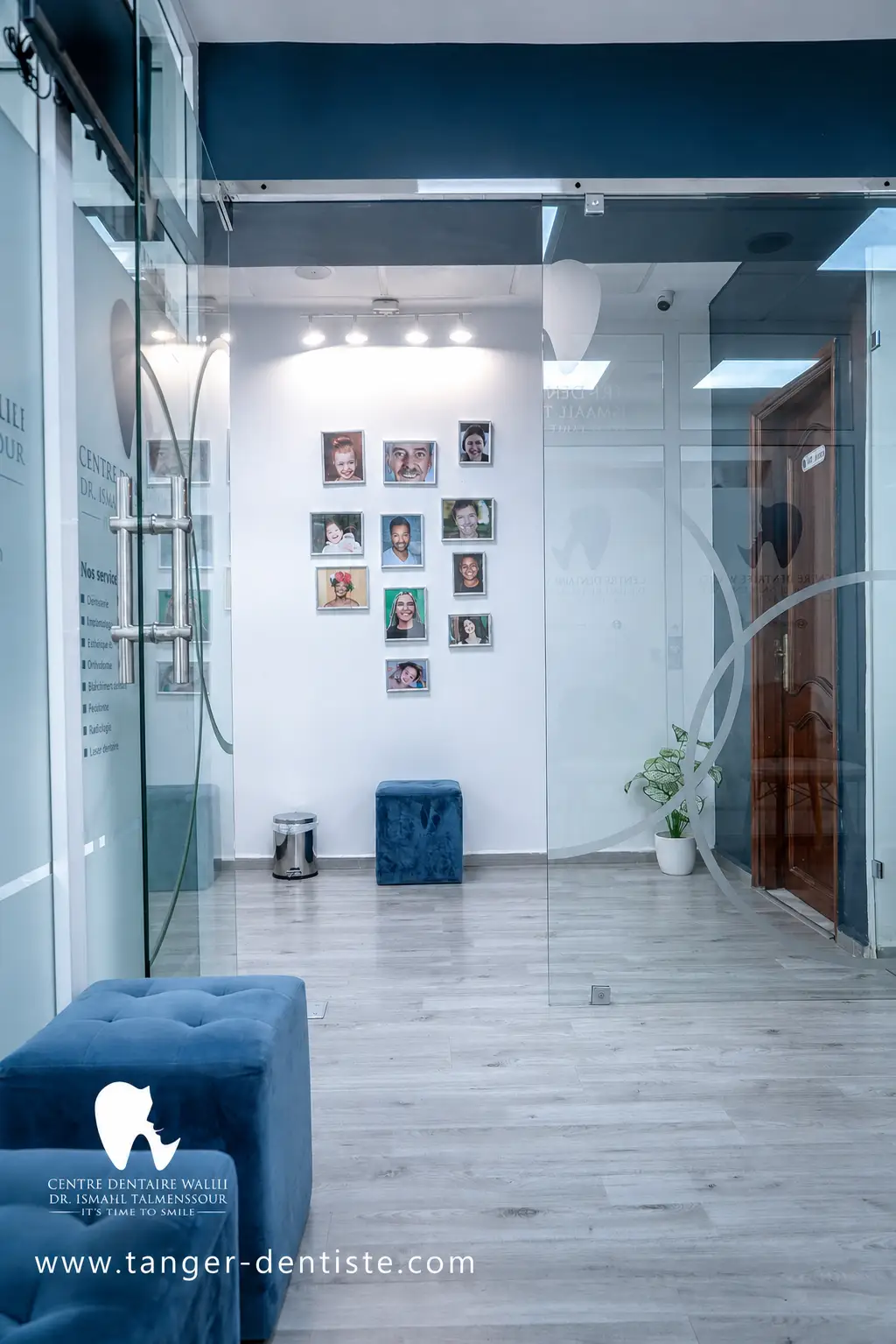 Salle d'attente — Cabinet dentaire moderne Tanger