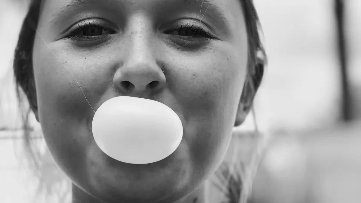 Chewing-gum au xylitol